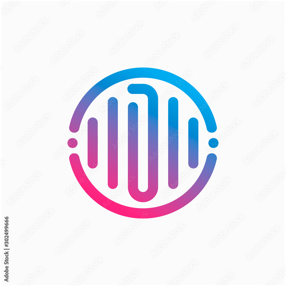 letter D with pulse concept. sound waves sign, bass, DJ. Suitable for Creative Industry, Multimedia, entertainment, technology, digital, Industry Music, Studio, Shop, and any related business - vector letter D with pulse concept. sound waves sign, bass, DJ. Suitable for Creative Industry, Multimedia, entertainment, technology, digital, Industry Music, Studio, Shop, and any related business - vector