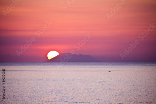 Coucher de soleil à Tropea