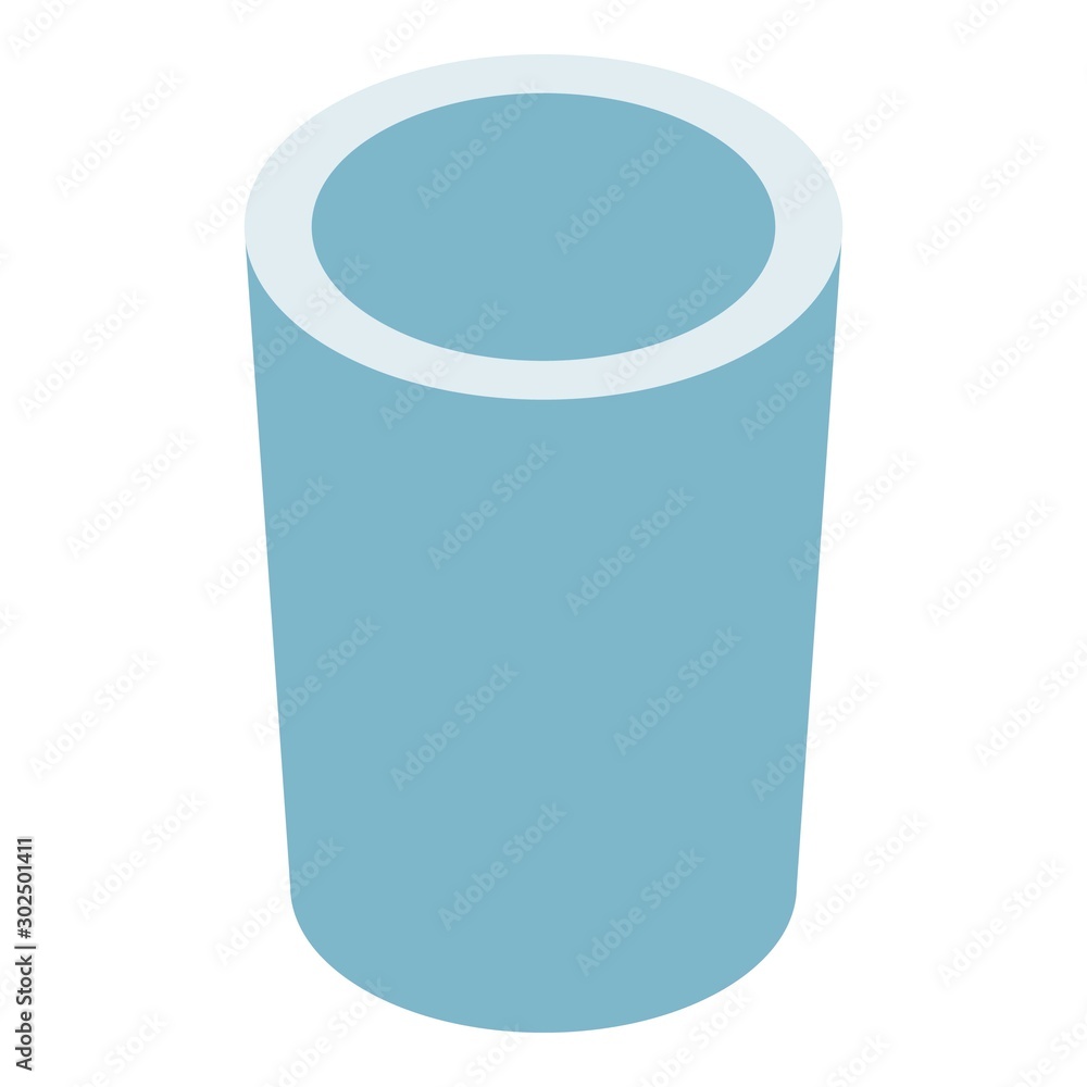 Recycle bin icon. Isometric of recycle bin vector icon for web design isolated on white background Recycle bin icon. Isometric of recycle bin vector icon for web design isolated on white background