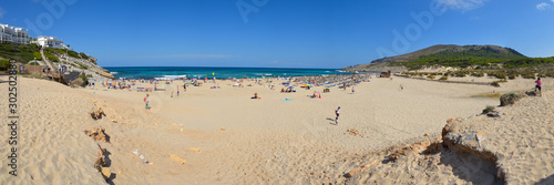 Panorama Strand Cala Mesquida   Insel Mallorca