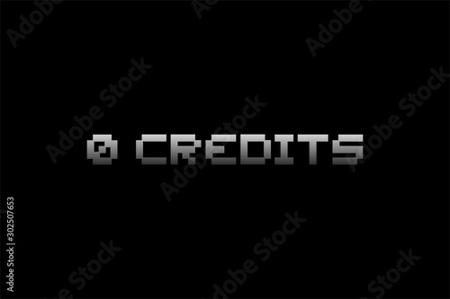 0 credits message