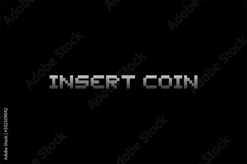 insert coin message