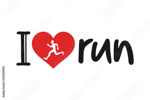 I love run symbol