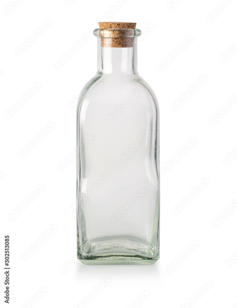 Glass bottle isolated on white Glass bottle isolated on white