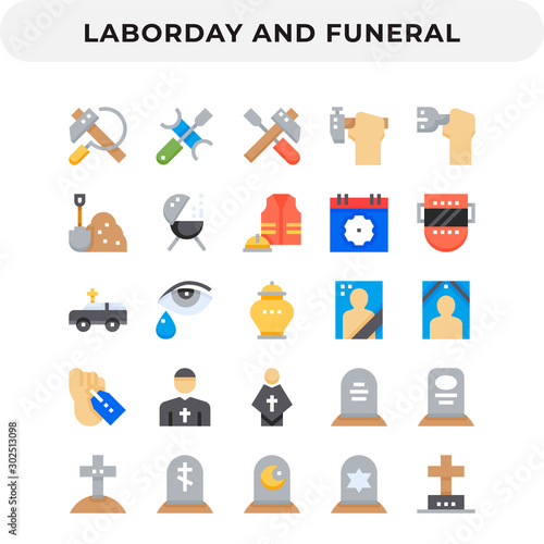 Flat Icons Pack for UI. Pixel perfect vector icon set for web design and website application.
