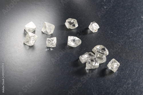 Fototapeta Naklejka Na Ścianę i Meble -  Rough Diamond Crystals