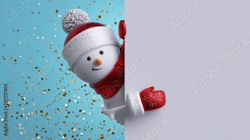 Fotografie, Obraz Christmas greeting card mockup