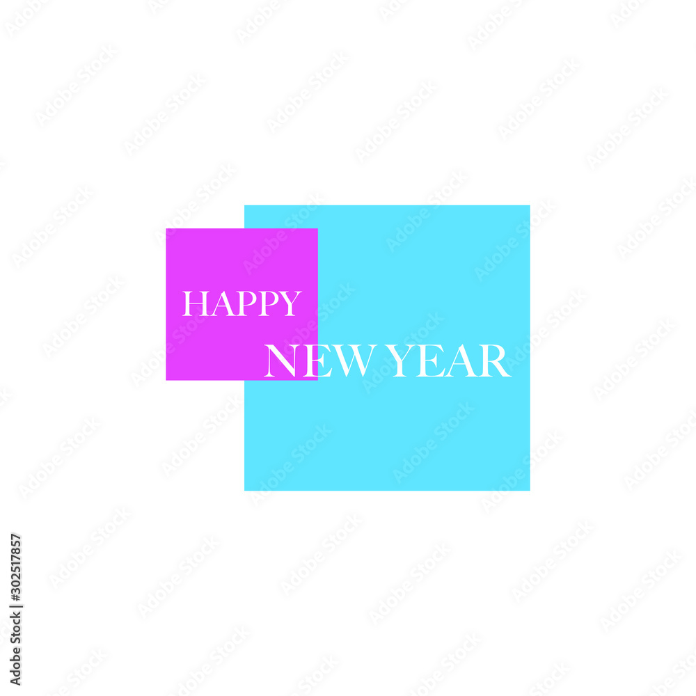 Happy New Year. Holiday Vector Illustration Happy New Year. Holiday Vector Illustration
