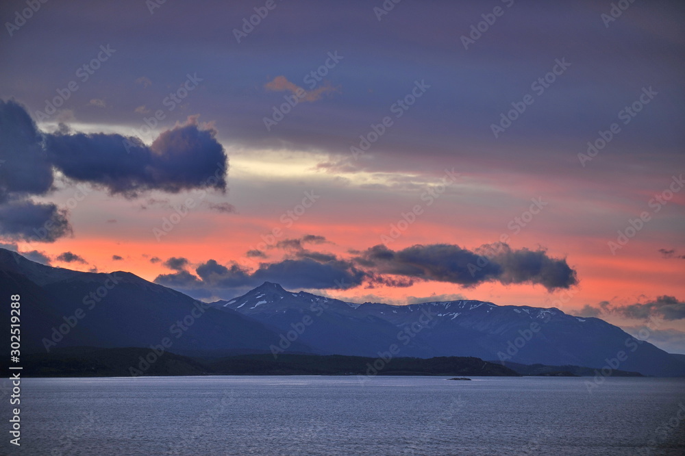 Colorful landscapes of the Antarctic Peninsula.