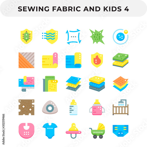 Flat Icons Pack for UI. Pixel perfect vector icon set for web design and website application.