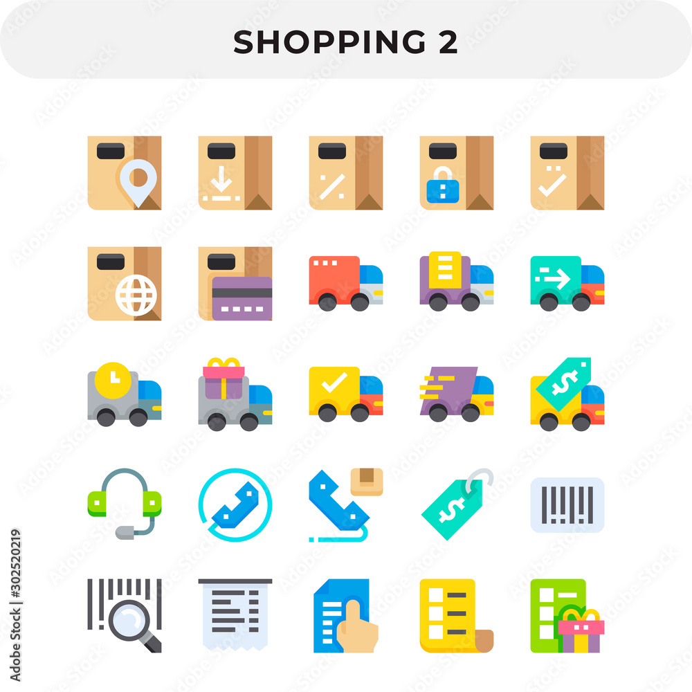 Flat Icons Pack for UI. Pixel perfect vector icon set for web design and website application. Flat Icons Pack for UI. Pixel perfect vector icon set for web design and website application.