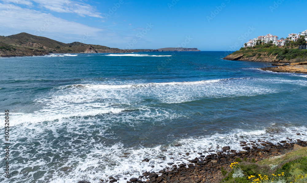 Beautiful Landscape with sea in Menorca island Spain Beautiful Landscape with sea in Menorca island Spain