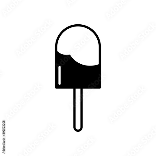 Sweet and delicious popsicle line design