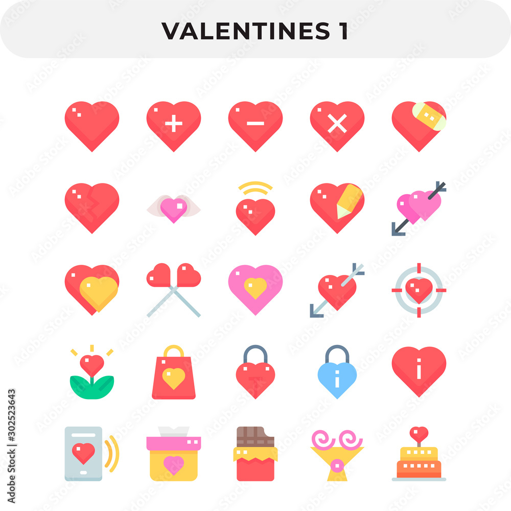 Flat Icons Pack for UI. Pixel perfect vector icon set for web design and website application. Flat Icons Pack for UI. Pixel perfect vector icon set for web design and website application.