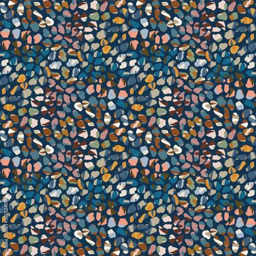 Camouflage All Over Print Playful Vector Texture. Modern Animal Skin Hand Drawn. Seamless Spotty Pattern Background. For Masculine Camo Textured Wallpaper, Fashion and Home Decor. All Over Tile EPS 10