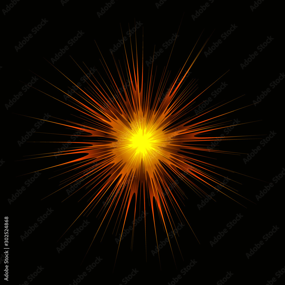 Fototapeta premium fireworks in the sky