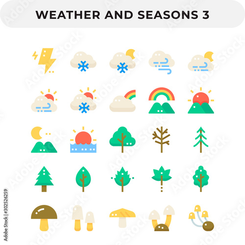 Flat Icons Pack for UI. Pixel perfect vector icon set for web design and website application.