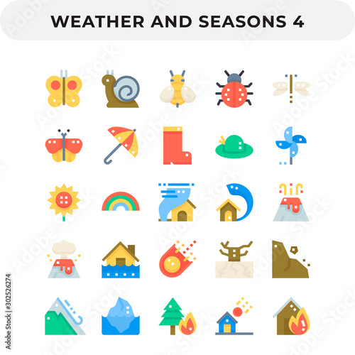 Flat Icons Pack for UI. Pixel perfect vector icon set for web design and website application.