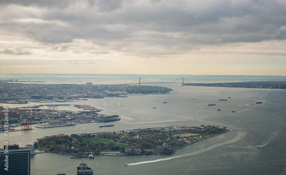 New York City as seen from top of One Observatory New York City as seen from top of One Observatory