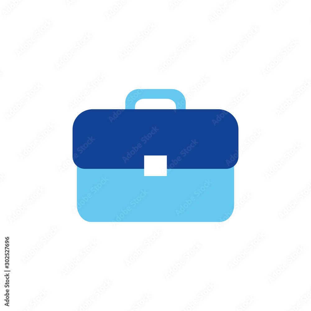 Isolated professional suitcase flat design Isolated professional suitcase flat design