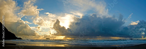 Oregon coast panorama