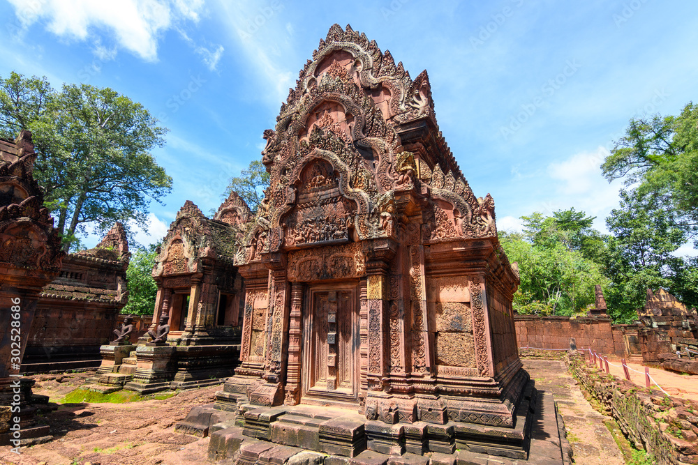 ruins of angkor wat complex at cambodia