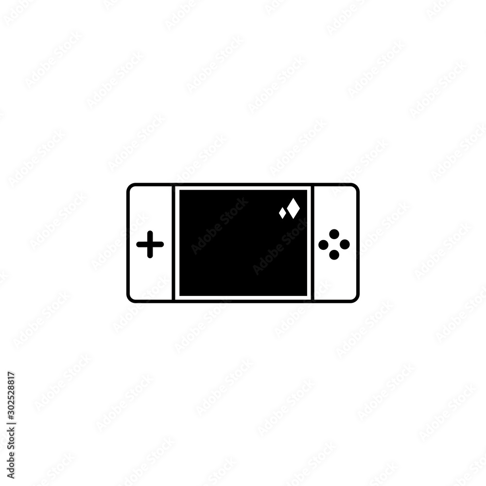 Isolated gamepad icon line design Isolated gamepad icon line design