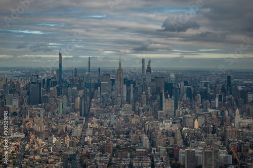 New York City as seen from top of One Observatory 