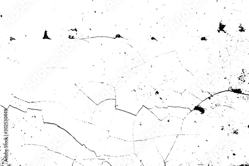 Vector vintage abstract background. A grunge texture created from a photo of an old cracked concrete surface.