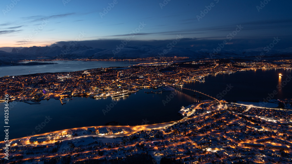 Tromso City by Night