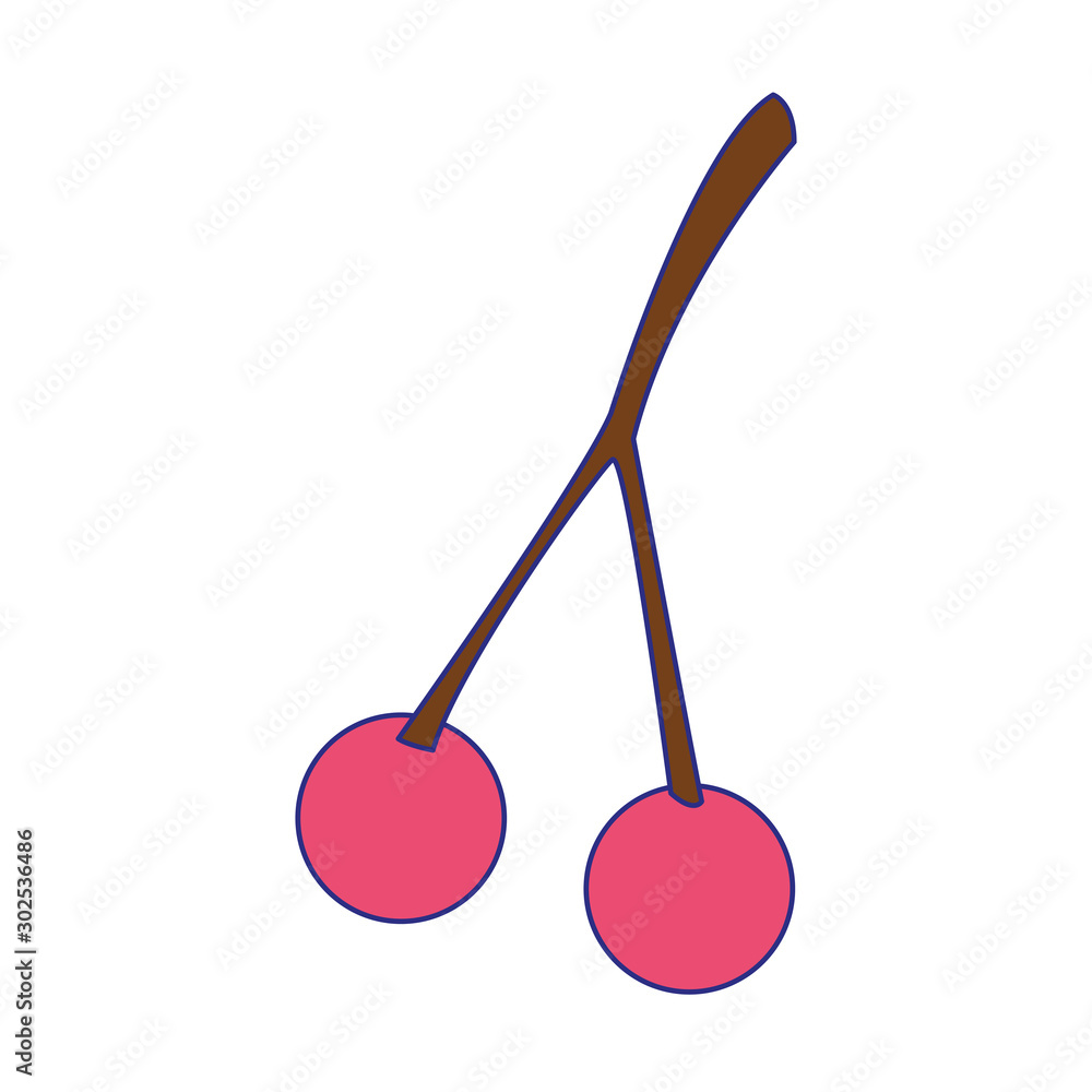 cherry fruit icon, colorful design cherry fruit icon, colorful design