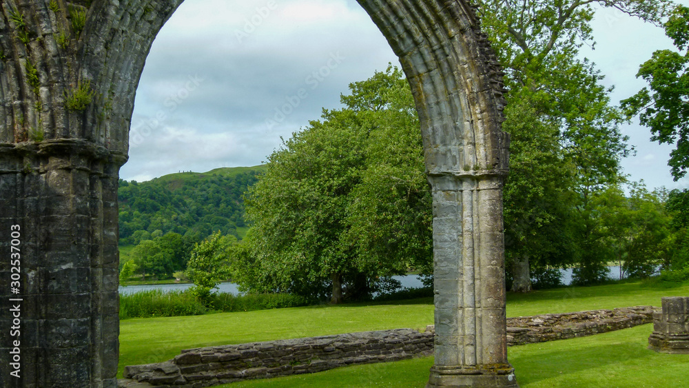 ruin on an island in scotland