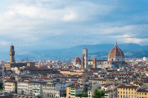 Firenze Italy, panoramic view