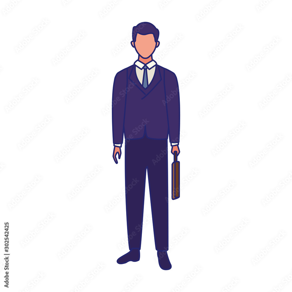 businessman holding a briefcase standing icon businessman holding a briefcase standing icon