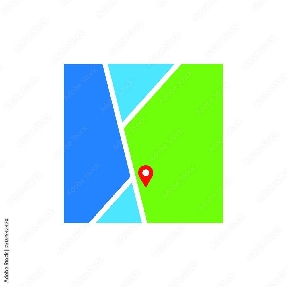 map point, signs, placeholder, maps and location, icon symbol vector ...
