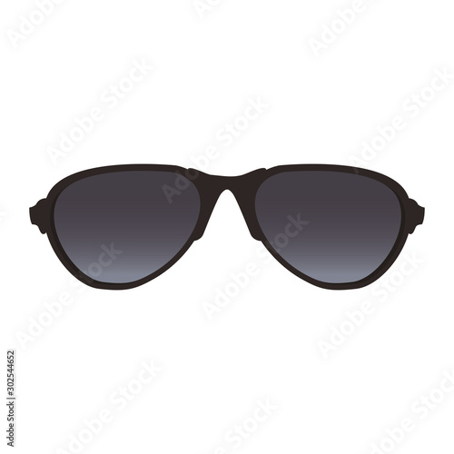 sunglasses accessory icon, flat design