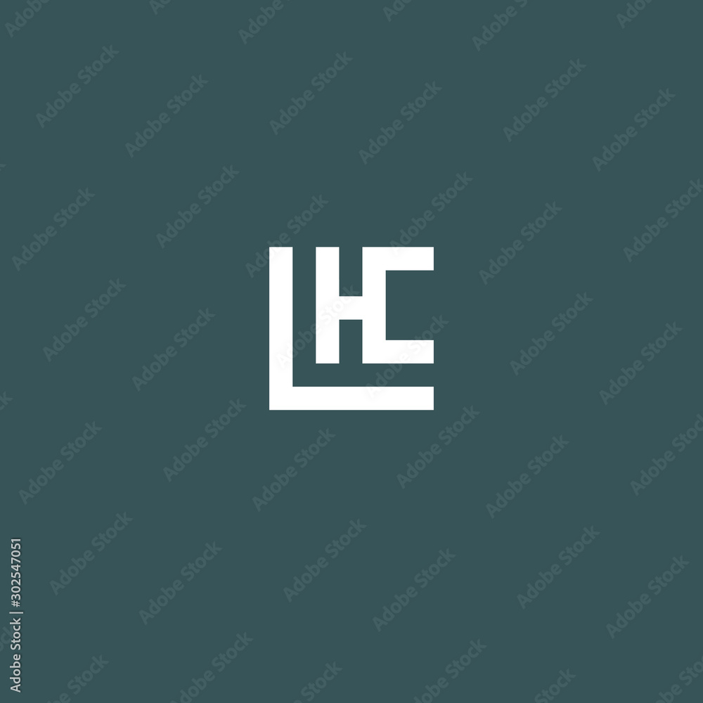 Fototapeta premium initial modern vector logo design