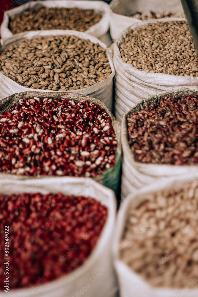 beans, legumes, food market beans, legumes, food market