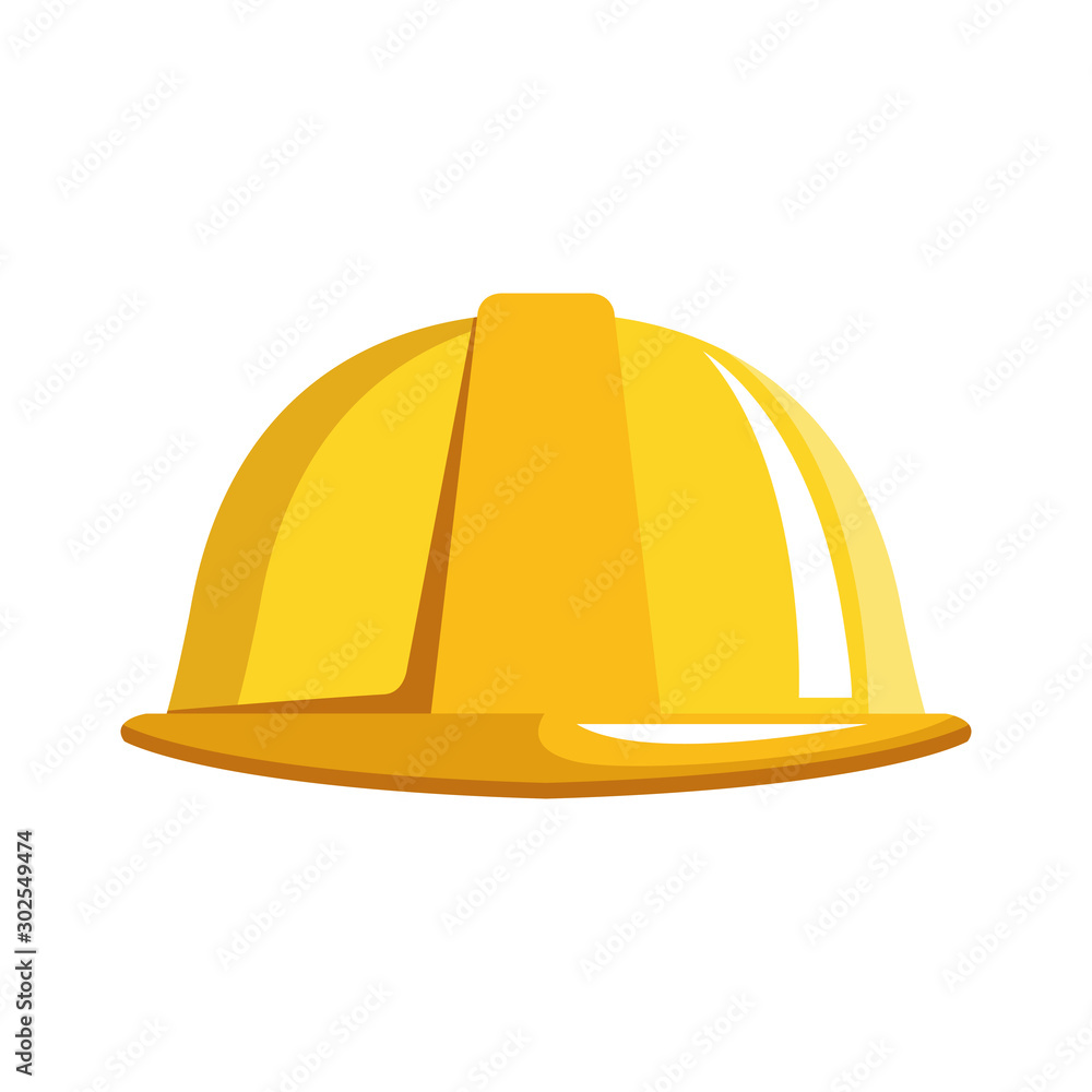safety helmet icon, flat design safety helmet icon, flat design