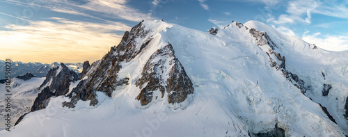Mont Blanc, the highest point in western Europe, mountain range in the Alps