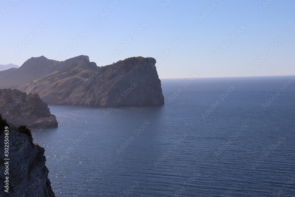cliffs in the sea 