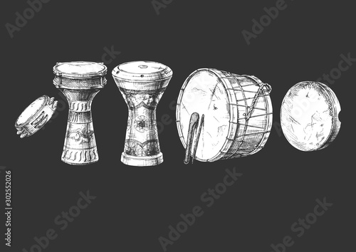 percussion instrument of the Near East.