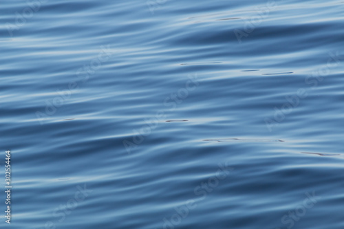 Pattern of a blue ocean with calm tide ripples on the surface