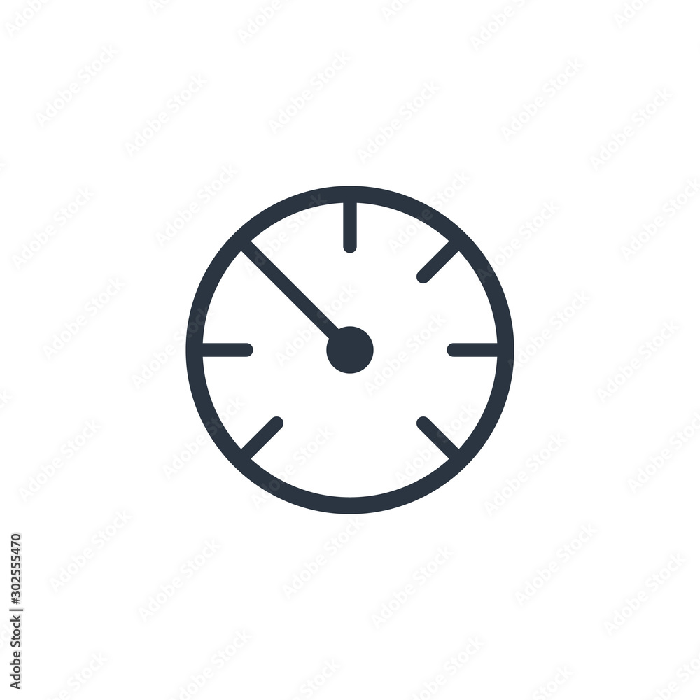 Speedometer pressure gauge icon for web site, social media, mobile app, ui. Stock Vector illustration isolated on white background. Speedometer pressure gauge icon for web site, social media, mobile app, ui. Stock Vector illustration isolated on white background.