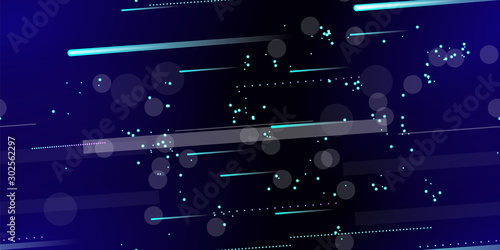 Fast Effect. Motion Neon. Seamless Pattern. Glitch