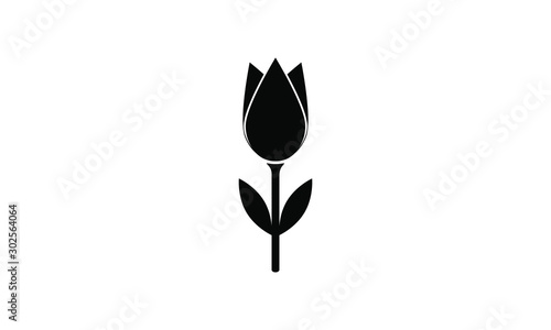 tulip icon vector 