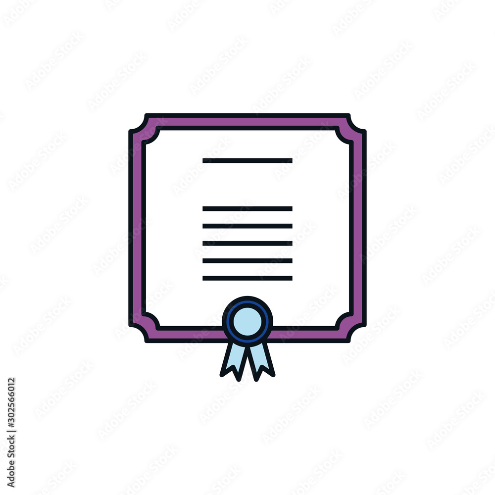 Isolated certificate paper fill design Isolated certificate paper fill design