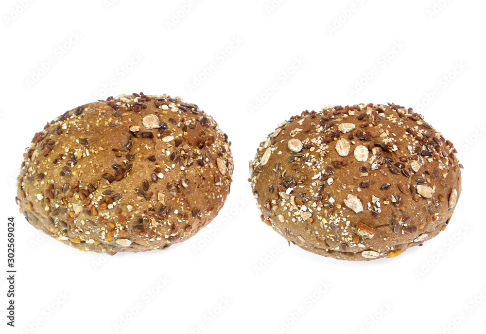Bread isolated on white background Bread isolated on white background