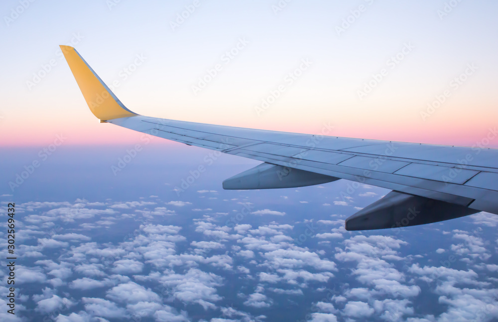 Wing aircraft in altitude during flight Wing aircraft in altitude during flight