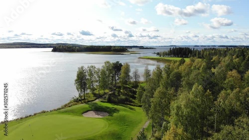 Golf course aerial